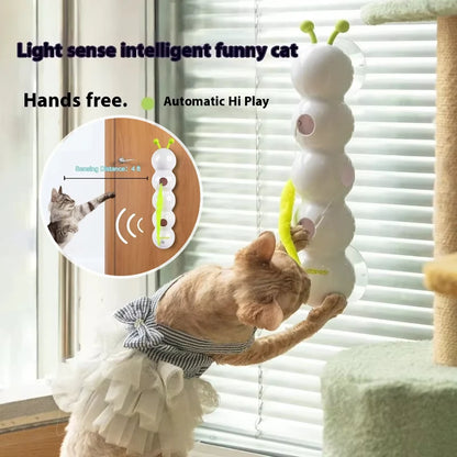 Interactive Cat Stick Pro with Replaceable Prey Tail