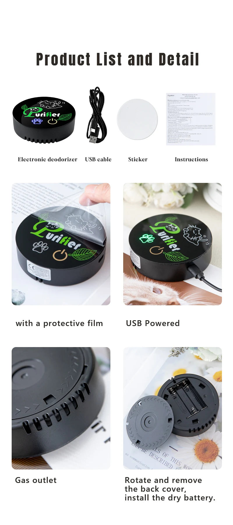 Smart & Portable Pet Deodorizer [Dual-Core + High-Efficiency]