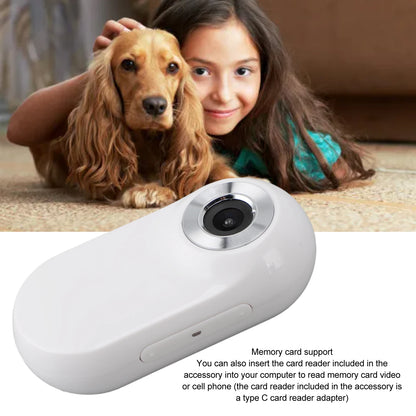 Pet Sport Camera Support Memory Card Cat Camera Collar USB Rechargeable 170° Wide Angle HD 1080P Portable for Cats