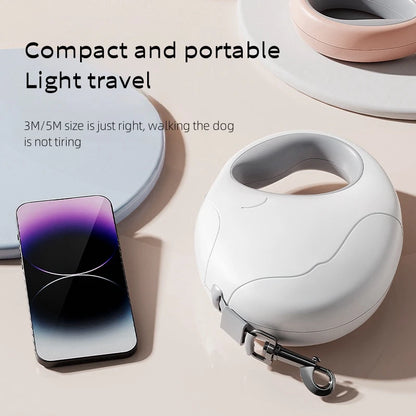 Retractable Nylon Leash with Quick Release Feature