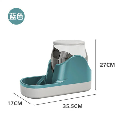 All-in-One Feeder & Fountain - 6L Smart Dispenser with Voice Alert & Moonlight Mode