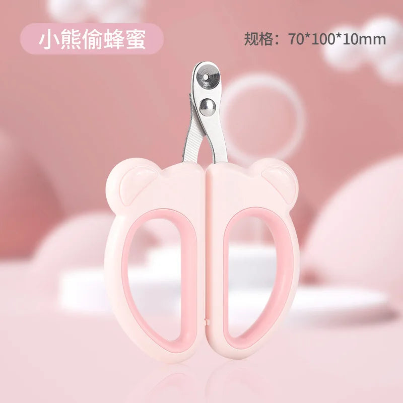 Teddy Bear Design Cat Nail Clippers Set
