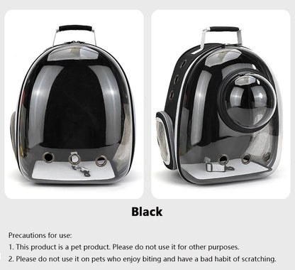 Breathable And Portable Transparent Pet Backpack