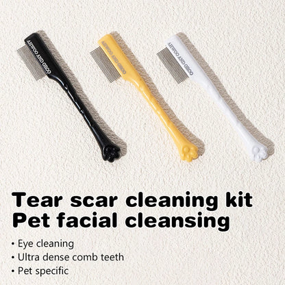 Portable Pet Eye Comb Tear Stain Remover Brush