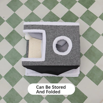 Multi-Level Pet Foldable House