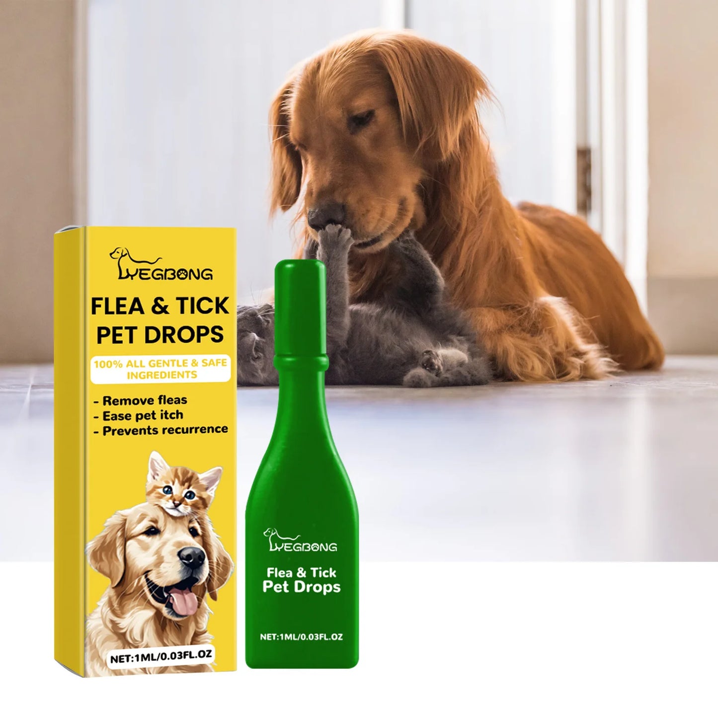 Flea And Tick Relief Drops For Pets