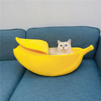 Cozy Banana Bed for Small Pets