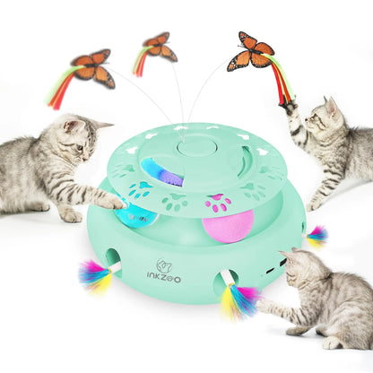 Interactive 4-in-1 Cat Toy with USB Charging