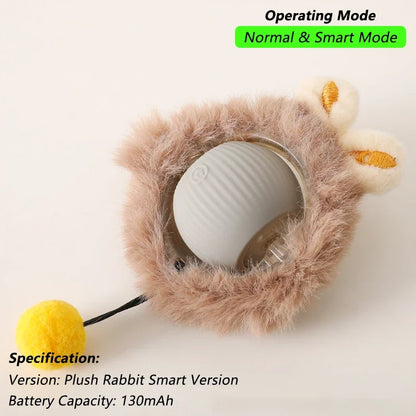 Interactive Smart Rolling Ball Toy for Cats