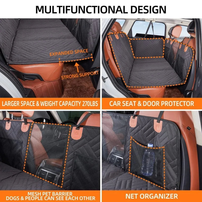 Heavy-Duty Waterproof Car Seat Extender for Large Dogs