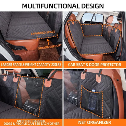 Heavy-Duty Waterproof Car Seat Extender for Large Dogs