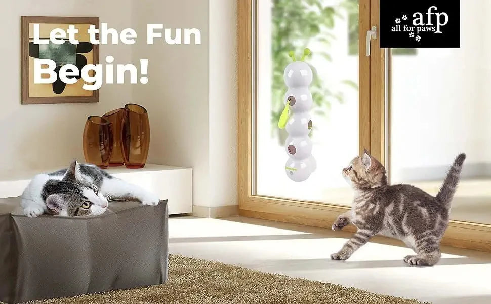 Interactive Cat Stick Pro with Replaceable Prey Tail