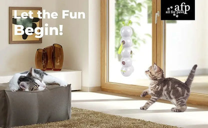 Interactive Cat Stick Pro with Replaceable Prey Tail