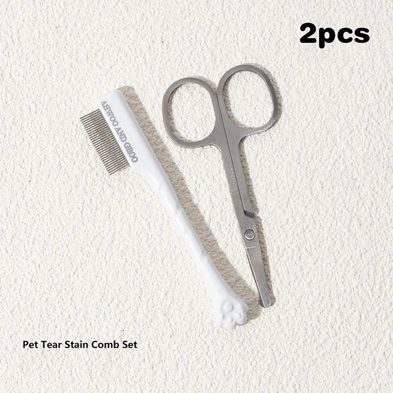 Portable Pet Eye Comb Tear Stain Remover Brush