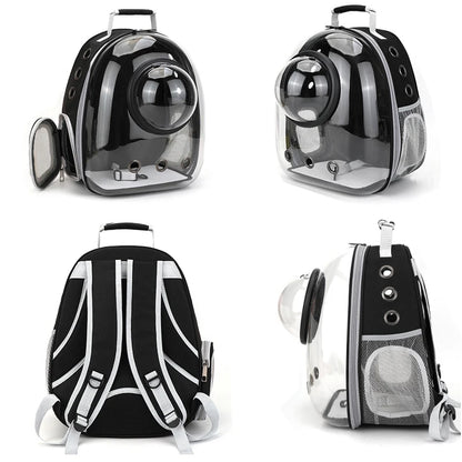 Breathable And Portable Transparent Pet Backpack