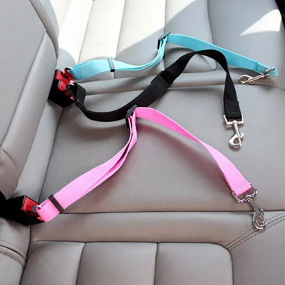 Adjustable Pet Car Seat Belt Harness Safety Clip