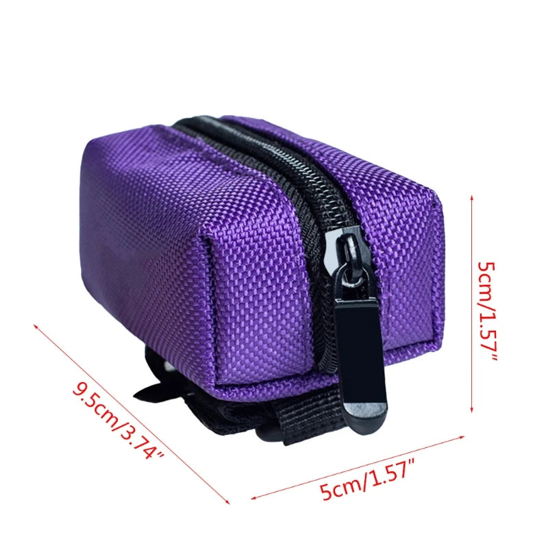 Adjustable Poop Bag Holder with Leash Attachment