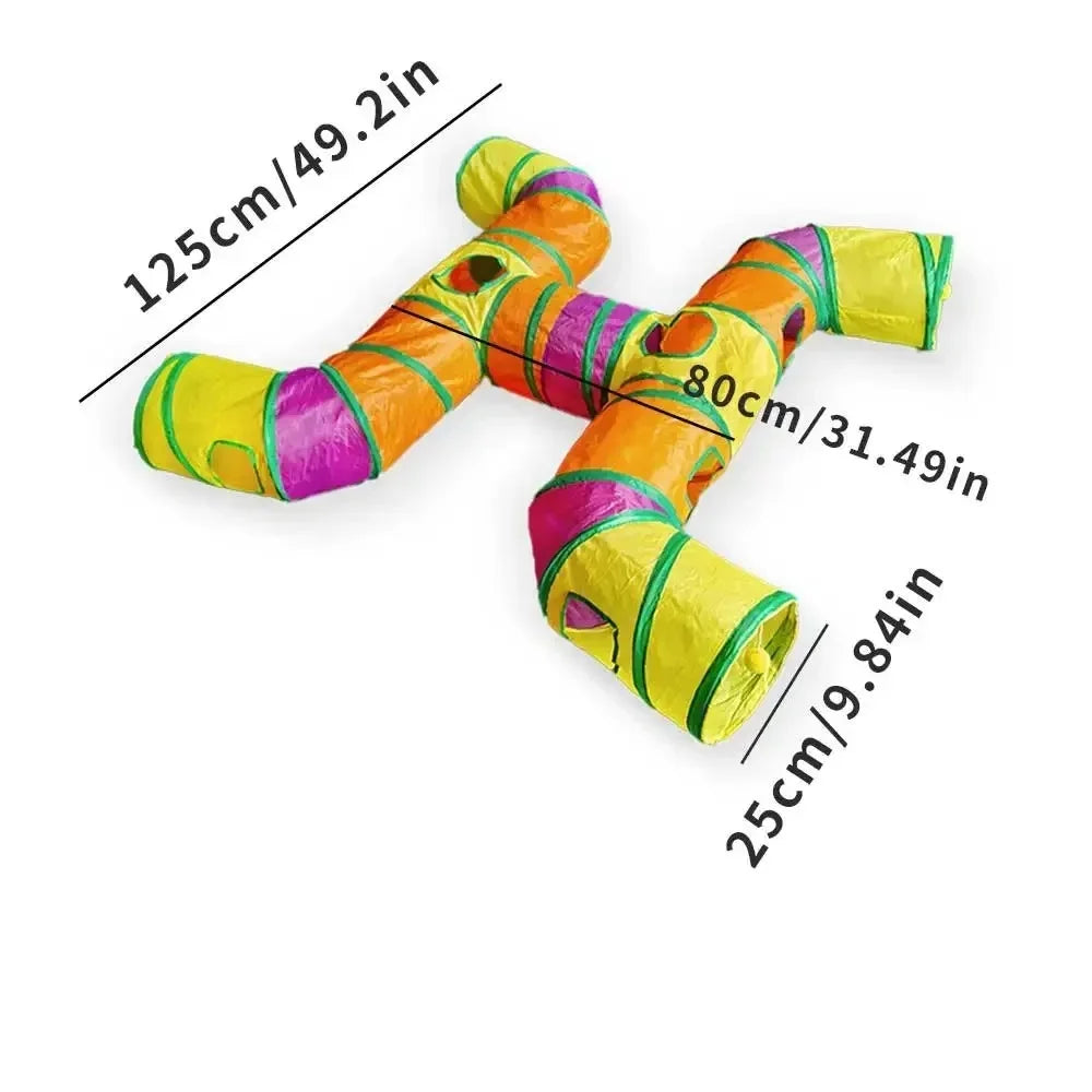 Three Way Pet Play Tunnel