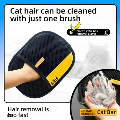 Electrostatic Hair Removal Gloves for Easy Cleanup