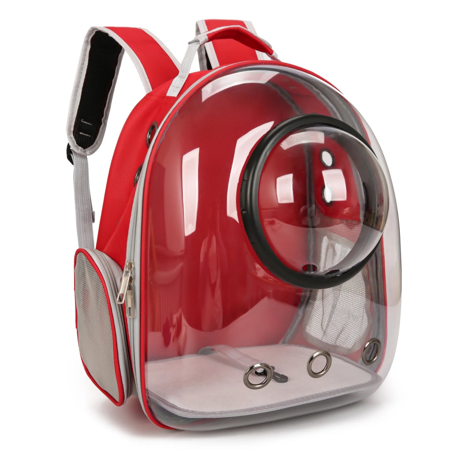 {As seen in Argylle} Space Capsule Pet Backpack-Airline Approved Transparent Carrier [Large Capacity + 360° Ventilation + Dual Handles]