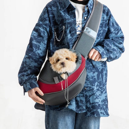 Breathable Pet Carrier Backpack Sling Travel Bag