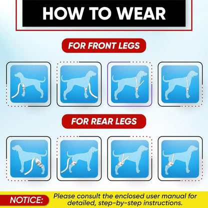 Dog Leg Support Brace (Knee Hip Joint)