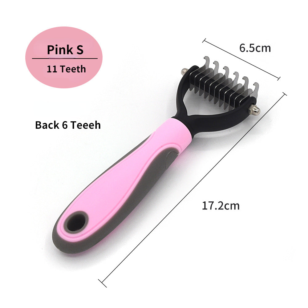 Professional Pet Deshedding Brush and Fur Remover