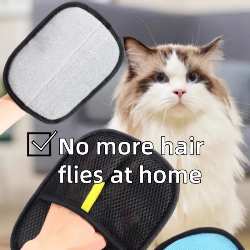 Electrostatic Hair Removal Gloves for Easy Cleanup