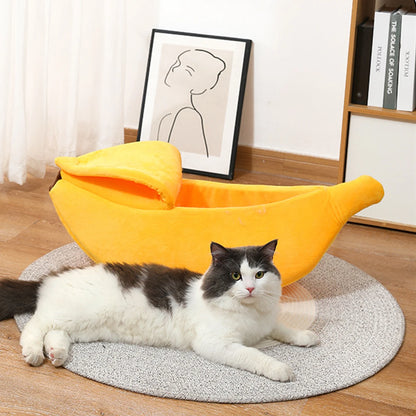 Cozy Banana Bed for Small Pets
