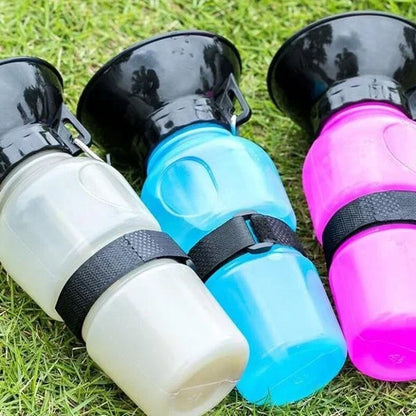 Portable 500ml Pet Travel Water Bottle