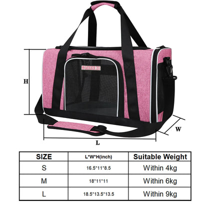 Portable Breathable Pet Carrier Bag