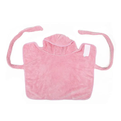 Quick Drying Hooded Bath Towel Robe Cloak