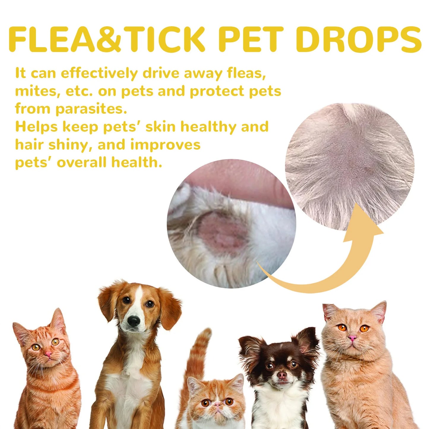 Flea And Tick Relief Drops For Pets