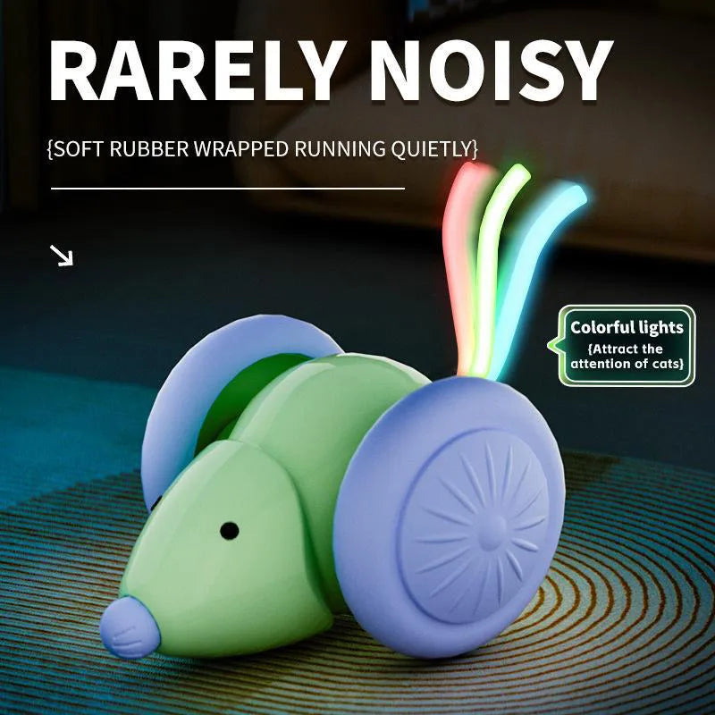 Interactive Electric Mouse Car Teaser Toy