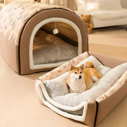 Detachable Kennel Winter Bed