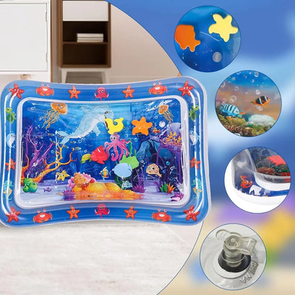 Inflatable Water Play Mat With Ocean Theme