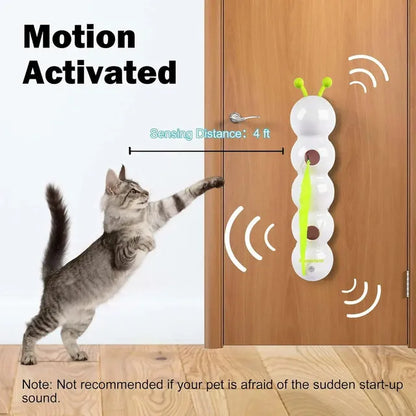 Intelligent Interactive Cat Stick Pro with Replaceable Prey Tail