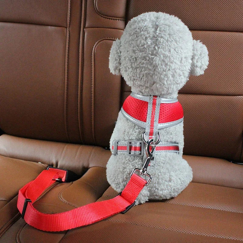 Adjustable Pet Car Seat Belt Harness Protector
