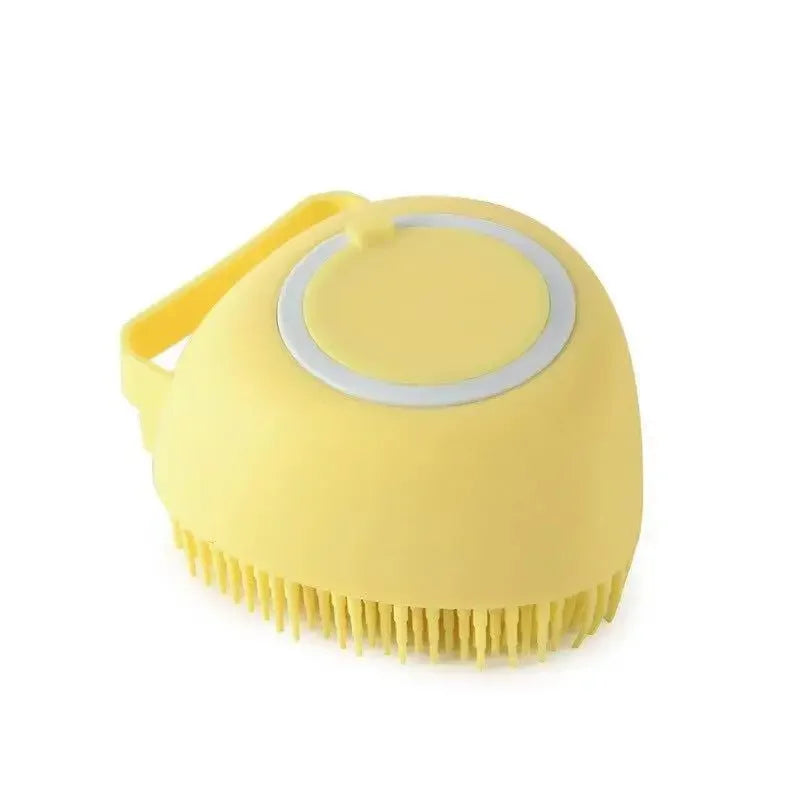 Soft Silicone Bath Brush for Easy Pet Care