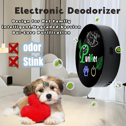 Smart & Portable Pet Deodorizer [Dual-Core + High-Efficiency]