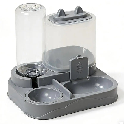 Automatic Cat Feeder And Waterer All-in-One Pet Food Water Dispenser Large Capacity Food Storage Dispenser Pet Supplies
