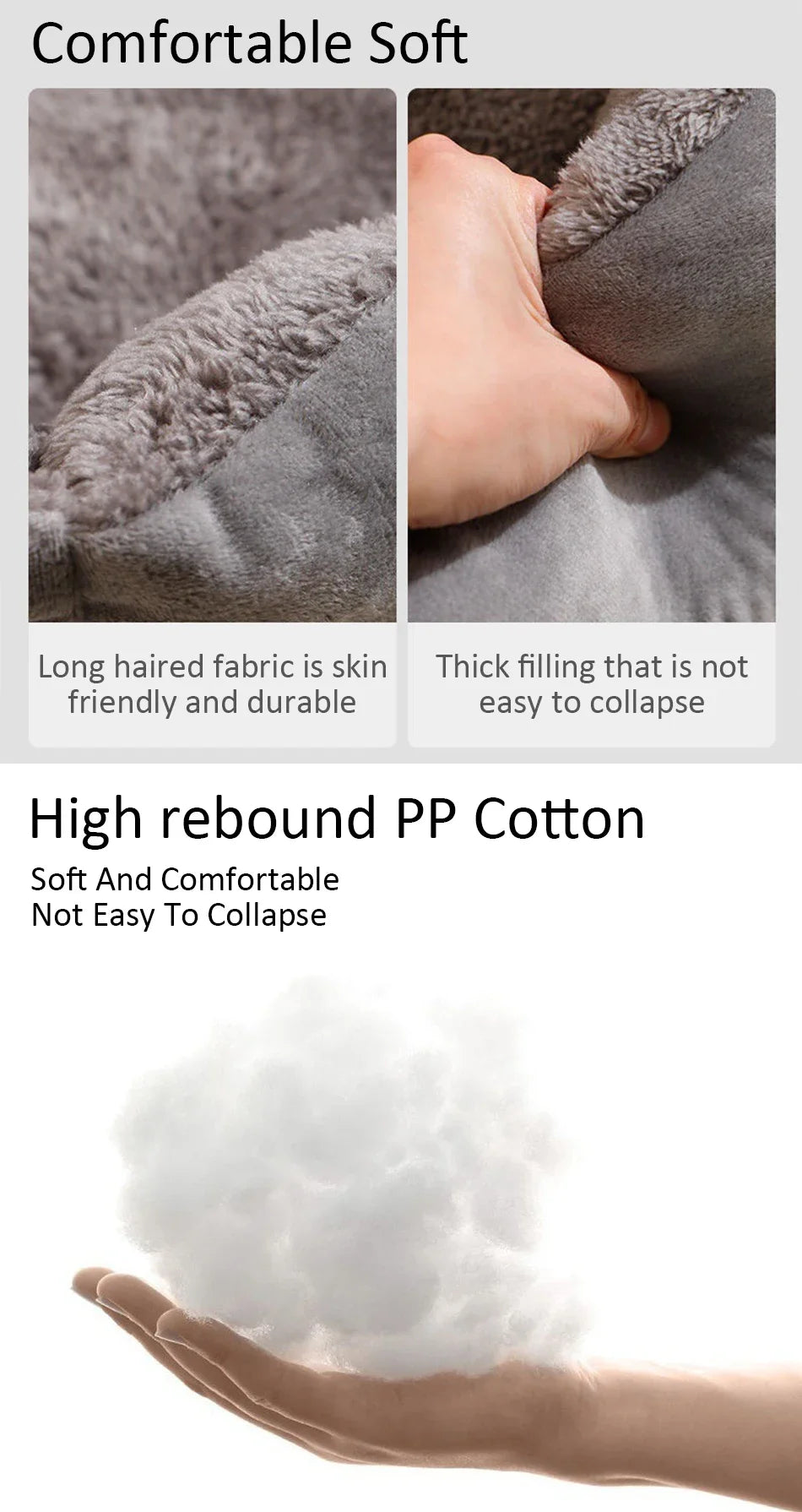 Cushioned Bed for Cats and Dogs