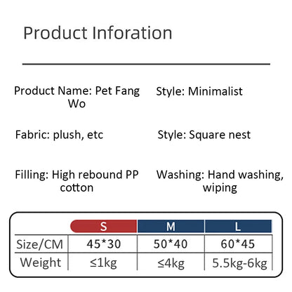 Cushioned Bed for Cats and Dogs