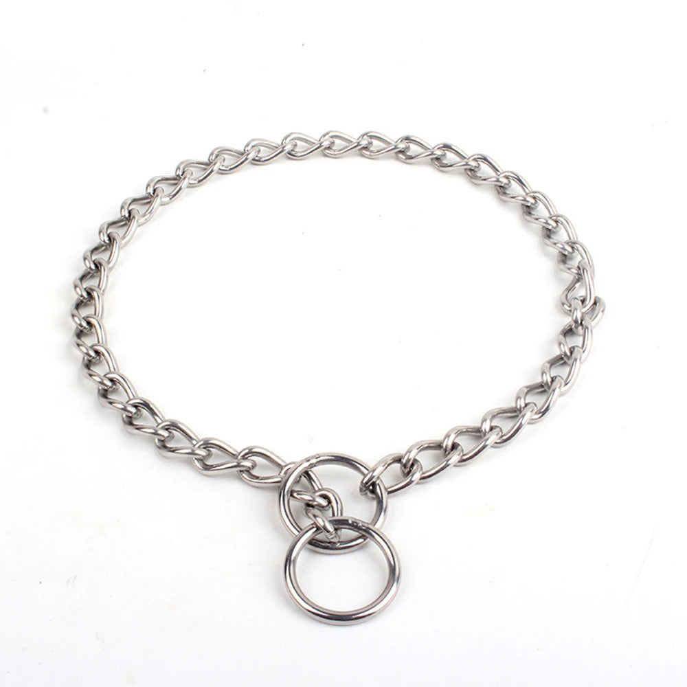 Adjustable Stainless Steel Training Collar Necklace