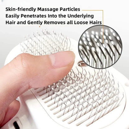 Self Cleaning Grooming Comb for Pet Hair Removal