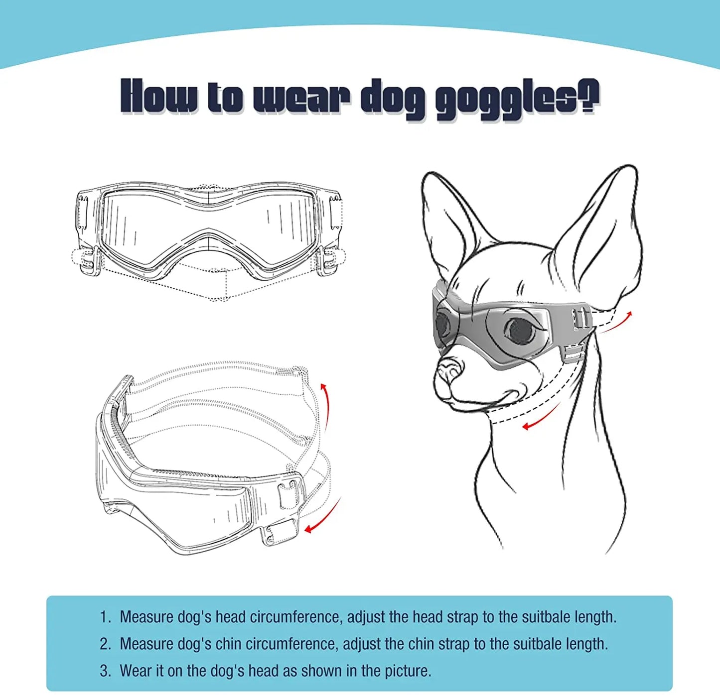 Stylish UV Protection Sunglasses for Small Breeds