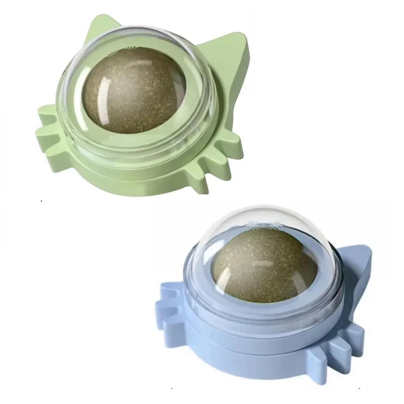 Lickable Catnip Balls Treats and Teeth Cleaner
