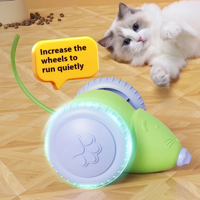 Interactive Electric Mouse Teaser Toy for Pets