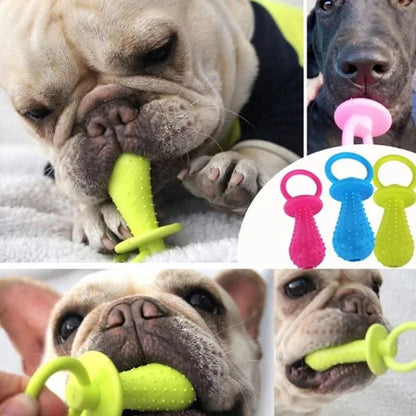 Rubber Pacifier Ring Shape Chew Toy