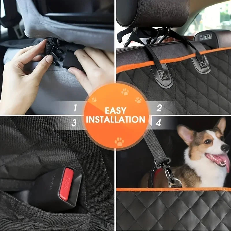 Car seat Cover as a Dog Hammock [Waterproof + Scratch-Resistant]